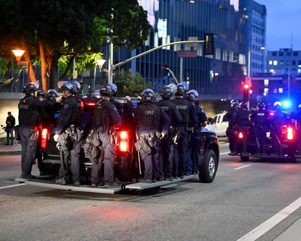 LA protests: Los Angeles under curfew for second night with marines expected to be deployed – latest updates