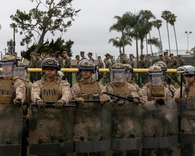 Troops are now patrolling Los Angeles. This is a disaster waiting to happen