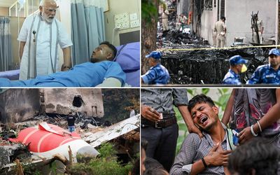Air India plane crash LIVE: Sole survivor of Gatwick-bound flight disaster tells of miracle escape - 'I managed to unbuckle myself... and crawled out'