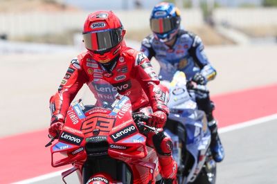 Why Marc Marquez stressed his Ducati is identical to brother Alex's in Aragon MotoGP