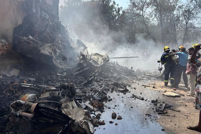 London Gatwick-bound flight crashes with 242 people aboard right after India take-off