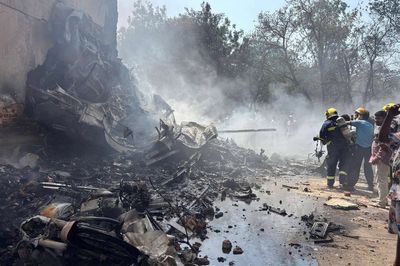 Gatwick-bound plane carrying 53 British nationals crashes in India