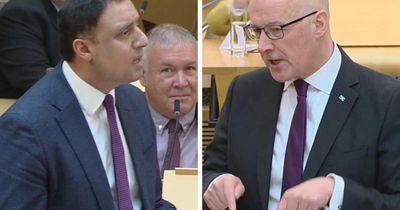 John Swinney and Anas Sarwar clash over reports SNP figures plotting to oust FM