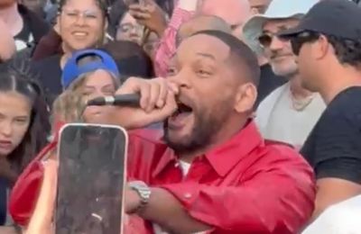 Will Smith rocked London with a surprise street performance