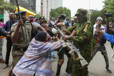 Protesters in Kenya's capital demand official answers over a blogger's death in police custody