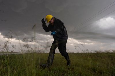 Meet the storm chasers who drive into hailstorms for science