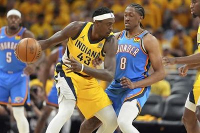 Despite the Pacers having a 2-1 series lead, the Thunder are still favored to win the 2025 NBA Finals