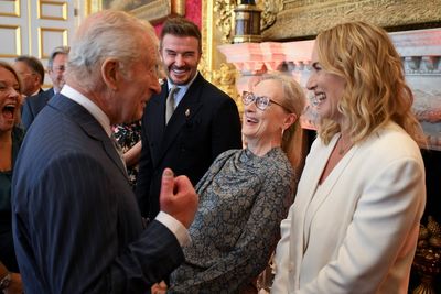 Charles joined by David Beckham and Meryl Streep to celebrate award winners