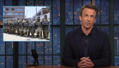 Seth Meyers on Trump’s deployment of troops to LA: ‘About spectacle and power and nothing else’