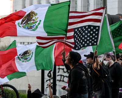 Why are people so triggered by the Mexican flag at the LA protests?