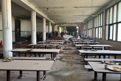 Terrified students leap from windows to save themselves after Air India flight crashes into medical hostel