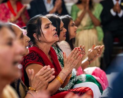 ‘Panic and sadness’: British Gujaratis in Harrow gather to mourn Air India dead