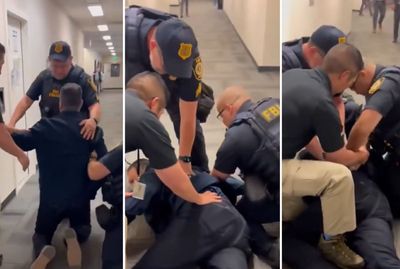 Democratic Senator Shoved to the Ground, Detained After Attempting to Question Kristi Noem During Press Conference