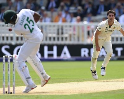 Cummins and Rabada lead from the front on a breathless second day at Lord’s