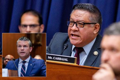 Hegseth Dodges Question About 'Political Allegiance to Trump.' Congressman Tells Him to 'Get the Hell Out'