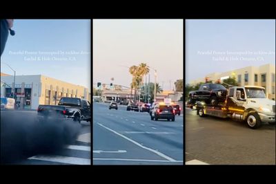 WATCH: Truck Driver Taunting Anti-ICE Protesters Gets Instant 'Karma' as He's Arrested, Truck Towed