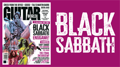 Black Sabbath! The final interview with Tony Iommi, Ozzy Osbourne, Geezer Butler and Bill Ward – all yours in the new Guitar World