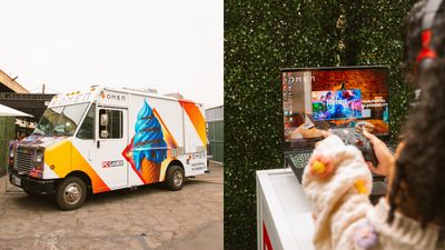 We stayed cool during Summer Game Fest with our free ice-cream truck