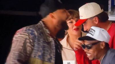 Cameras Caught Travis Kelce, Taylor Swift in Disbelief Over Late Panthers Goal