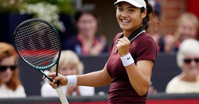 Emma Raducanu relaxed about British number one status after progress at Queen’s