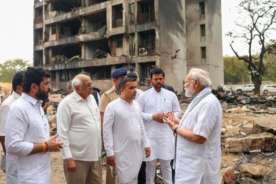 Air India plane crash survivor meets prime minister Narendra Modi in hospital
