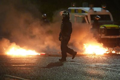 Police attacked as unrest in Northern Ireland spreads to another town
