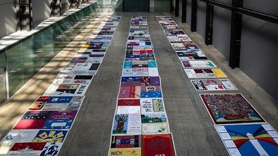 UK AIDS Memorial Quilt unveiled at Tate Modern amid Trump-era HIV funding cuts