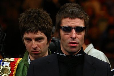 ‘Prescient’ painting of Oasis singers Liam and Noel Gallagher at height of ‘tension’ to be sold for £2m