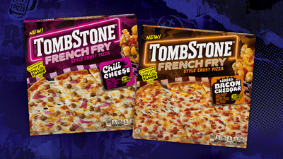 Tombstone unveils a French Fry Style Crust Pizza