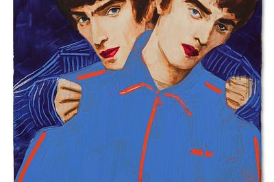 ‘Tense’ painting of Liam and Noel Gallagher could fetch £2m at auction