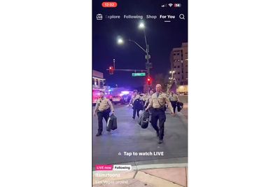 WATCH: Las Vegas Couple Arrested While Live Streaming After Telling Officers to 'Honor' Their Oath