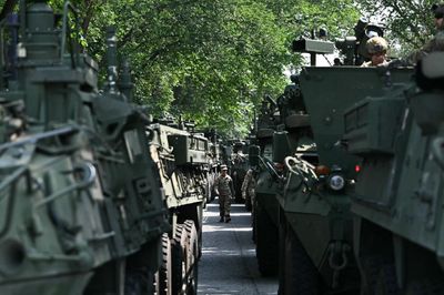 Trump’s ‘gas-guzzling’ parade will produce planet-heating pollution costs, analysis says