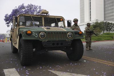 US Marines detain civilian amid court battle over Los Angeles deployment