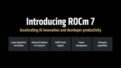 AMD unveils ROCm 7 — new platform boosts AI performance up to 3.5x, adds Radeon GPU support