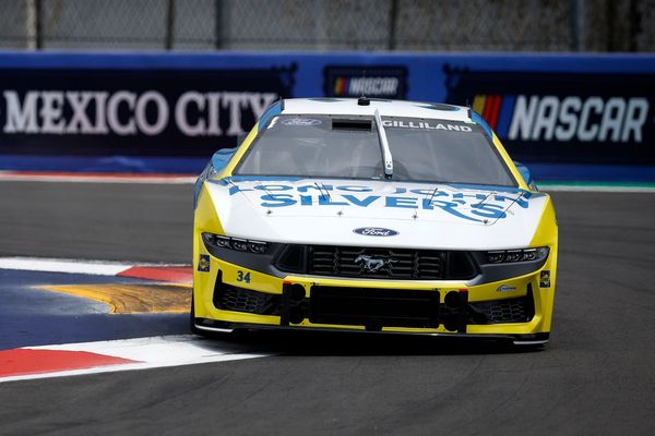 Todd Gilliland sets the fastest lap in Mexico City NASCAR Cup practice
