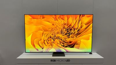 Samsung's next-gen RGB TV tech is starting production – but you probably won't like the size