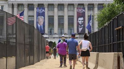 The US prepares for nationwide protests on day of Trump's birthday military parade