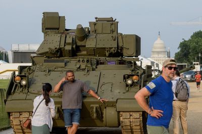 Traffic jams and tanks: Washington DC braces for Trump’s military parade