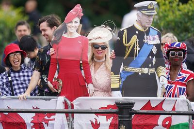 Photos show the British royals at the Trooping the Colour parade