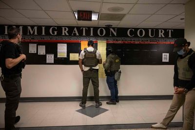 Ice arrests of migrants with no criminal history surging under Trump
