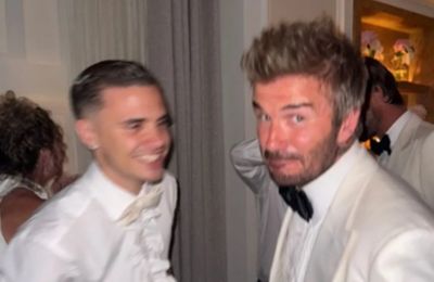 Romeo Beckham is 'so, so proud' of his dad David for receiving a knighthood