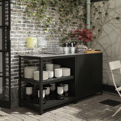 This IKEA bestseller is a simple way to achieve a high-end looking outdoor kitchen this summer