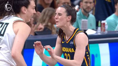 Breanna Stewart Had Priceless Reaction to Caitlin Clark’s Ridiculous Logo Three