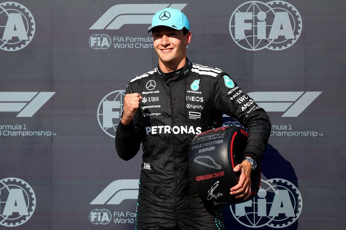 Rasel F Ru Russell hails F1 Canadian GP pole as