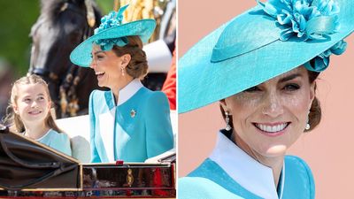 Like mother, like daughter: Kate Middleton and Princess Charlotte shine in touches of turquoise at Trooping the Colour