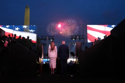 Trump military parade live: President celebrates 79th birthday with DC parade and massive firework display