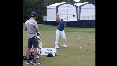 Viktor Hovland Was the Last Man on the Range After a Grueling U.S. Open Round