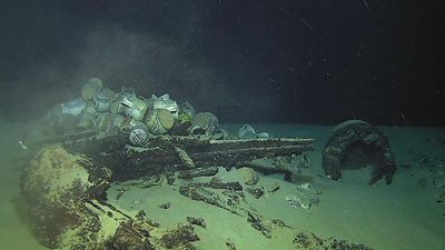 Drone discovers 16th-century shipwreck at record depth in French waters