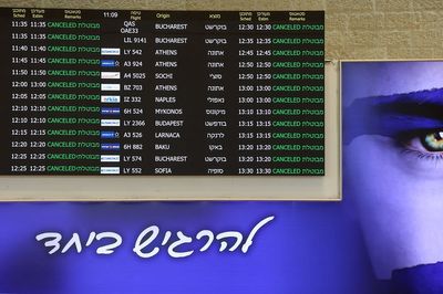Full list of cancelled London-Israel flights as UK issues 'red' travel alert