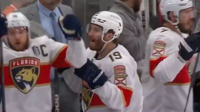 Matthew Tkachuk's Live Reaction to Brad Marchand's Incredible Goal Was Priceless